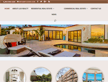 Tablet Screenshot of myluxre.com